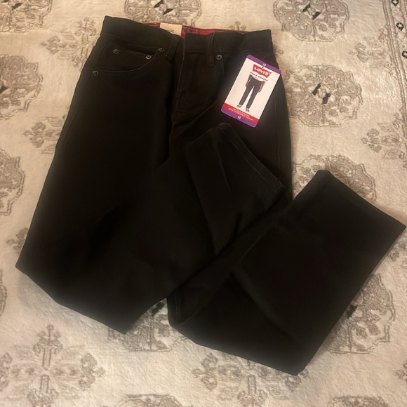 Youth Sz 10 Levi's Black Denim Jeans Boy/Girl - Picture 9 of 10